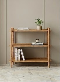 Kệ gỗ để đồ đa năng 3 tầng phong cách Minimalist