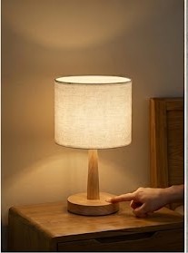 Đèn ngủ ánh sáng ấm điều chỉnh độ sáng cảm ứng