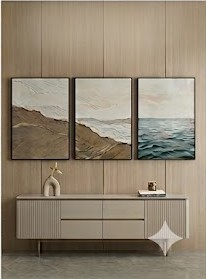 Mẫu tranh canvas treo phòng khách và phòng ngủ sang trọng