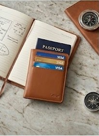 ví đựng hộ chiếu và thẻ visa mini