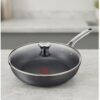Mẫu chảo chống dính tefal dáng sâu lòng 24cm chất liệu hợp kim nhôm đúc nguyên khối dày dặn
