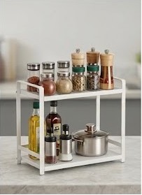 Kệ gia vị nhà bếp 2 tầng đa năng